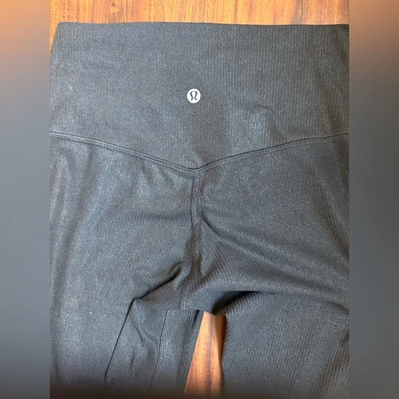 Lululemon Align Ribbed High-Rise Pant 28" Shine Size 8 - Picture 5 of 8